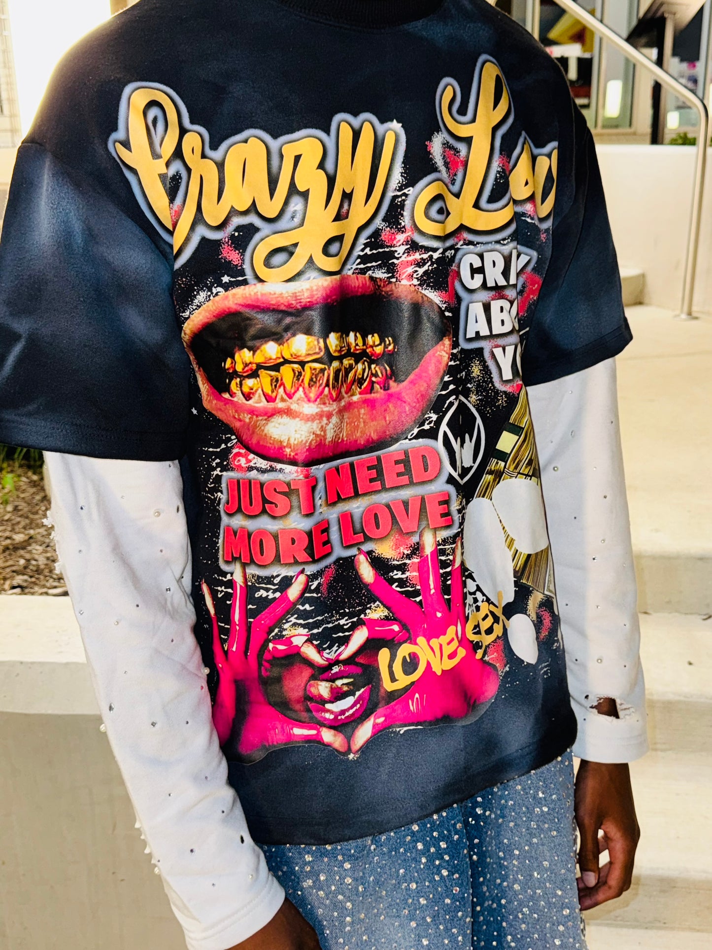 “ Just Need More Love “ oversized tshirts!