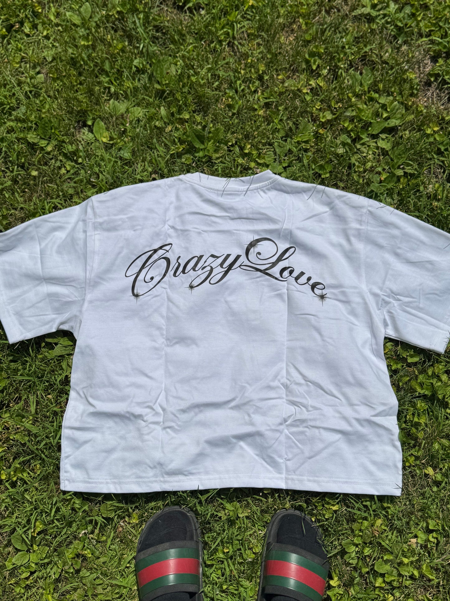 Addicted to your addiction Acid washed cropped Tshirts