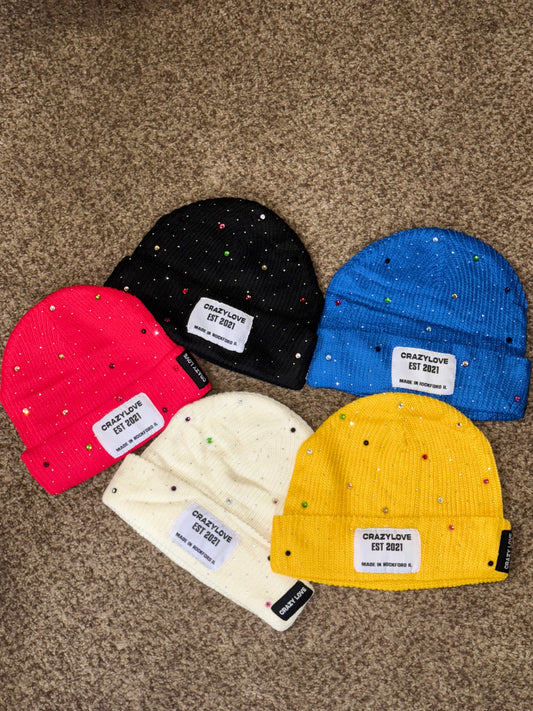 CrazyLove Rhinestones Beanies!