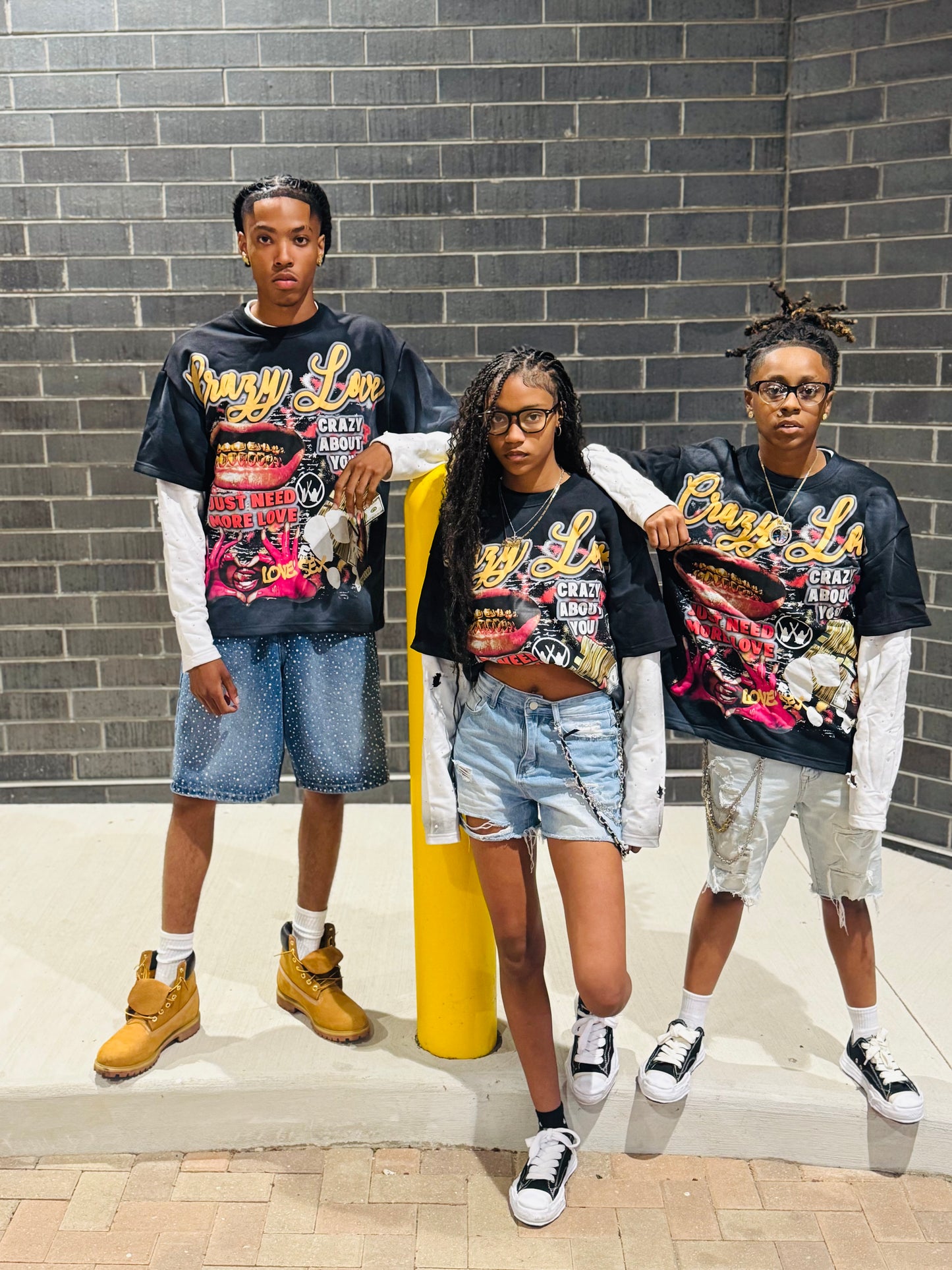 “ Just Need More Love “ oversized tshirts!